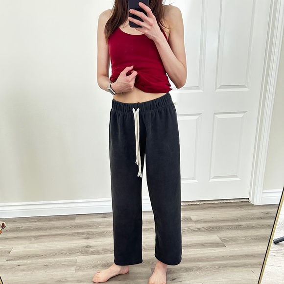 Grey Drawstring Lounge Pants - Picture 5 of 12